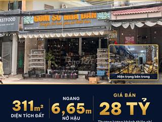 BÁN NHÀ MẶT TIỀN TRẦN CAO VÂN – 311M² ĐẤT – NGANG 6,7M NỞ HẬU – 28 TỶ
