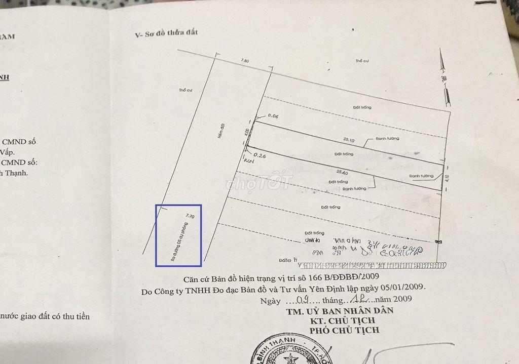 Cách mặt tiền 30m, 102m2, Khu chuyên xây chdv dòng tiền cao