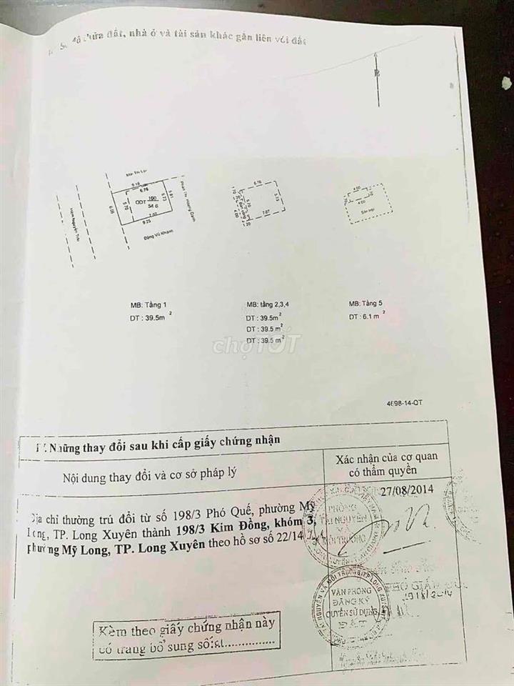 NHÀ BÁN chính chủ (Ngay góc chợ Long Xuyên) thương lượng ACE