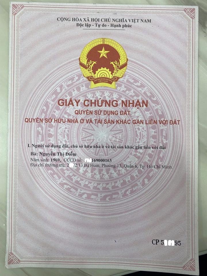 BÌNH TRỊ ĐÔNG - NHÀ HẺM XE HƠI 1 TRÊT 1 LỬNG 67.35M2 - 4 TỶ 2