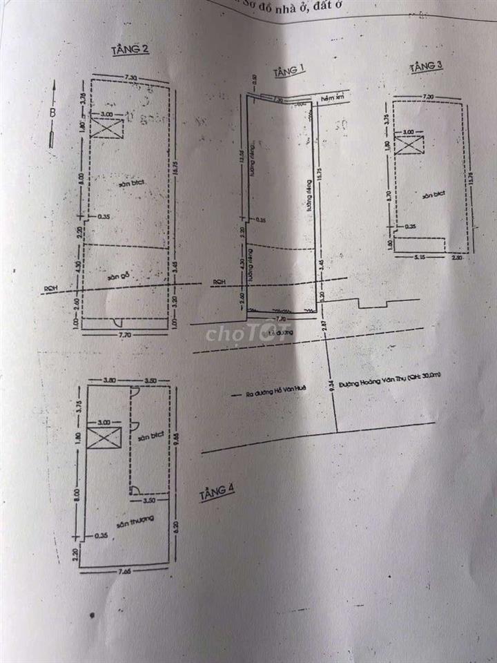 Nhà mặt tiền Hoàng Văn Thụ, Phú Nhuận 