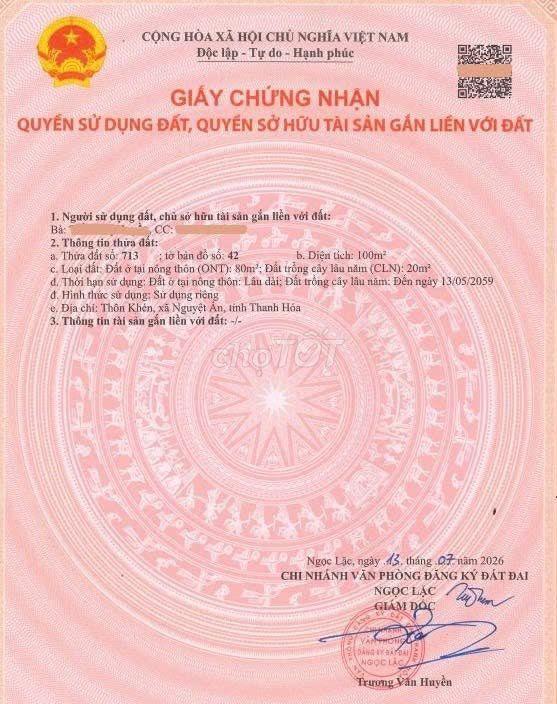 🚀 ĐẤT NỀN VEN KCN THANH HÓA – CHỈ 186 TRIỆU/LÔ (FULL THỔ CƯ)