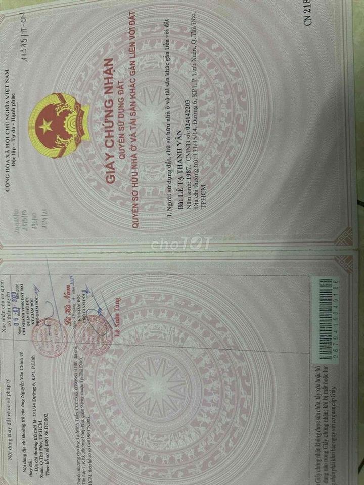 cần bán nhà
