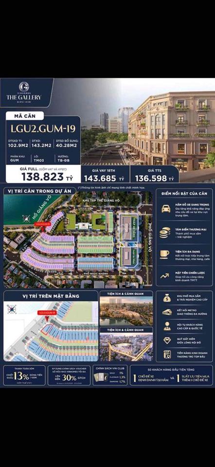 VINHOMES THE GALLERY GIẢNG VÕ – "ĐỊNH DANH NHÀ SƯU TẦM", KIỆT TÁC BĐS