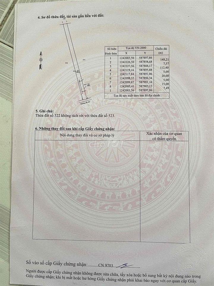 Chính chủ cần bán 7,5x150