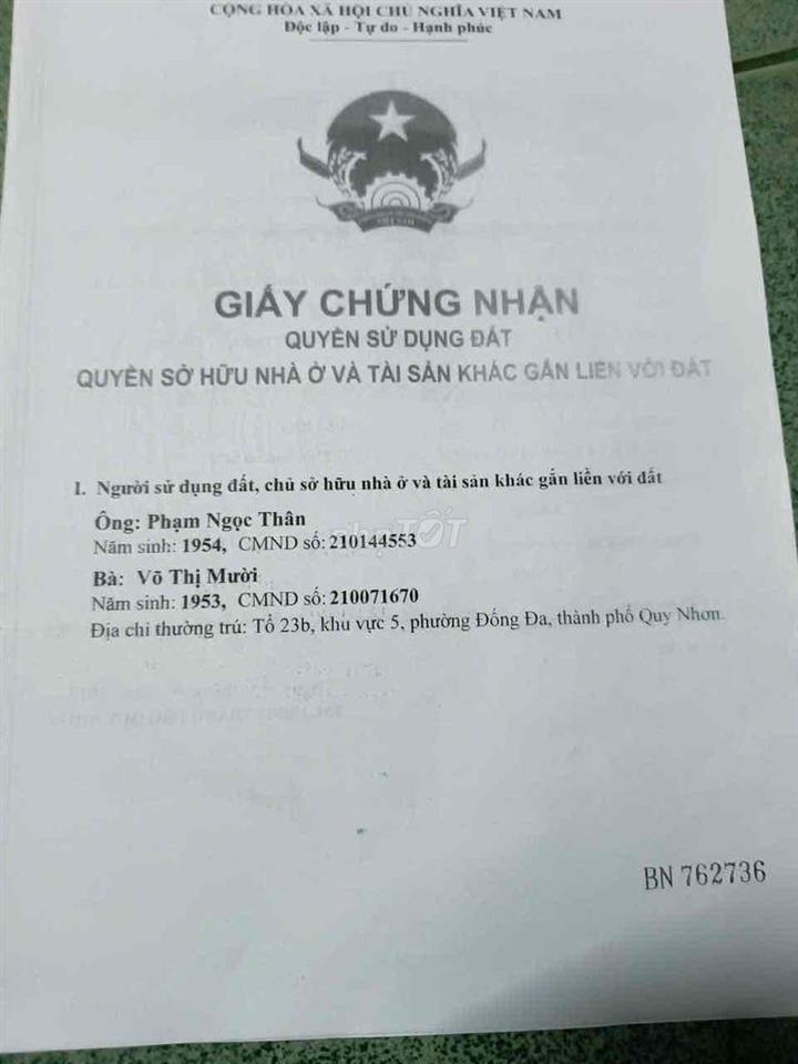 Cần bán nhà hẻm 1029 Trần Hưng Đạo