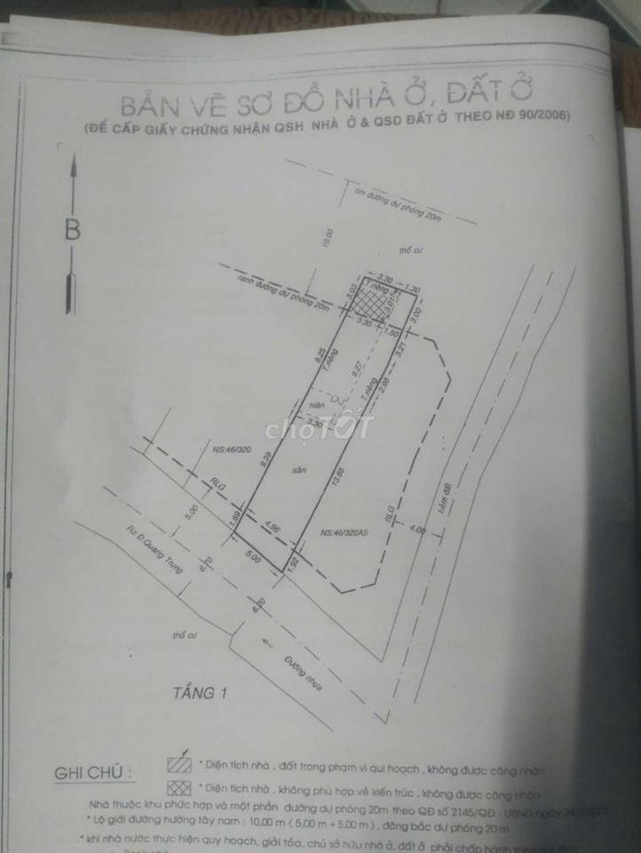 bán nhà đất mặt tiền 205 nguyễn duy cung