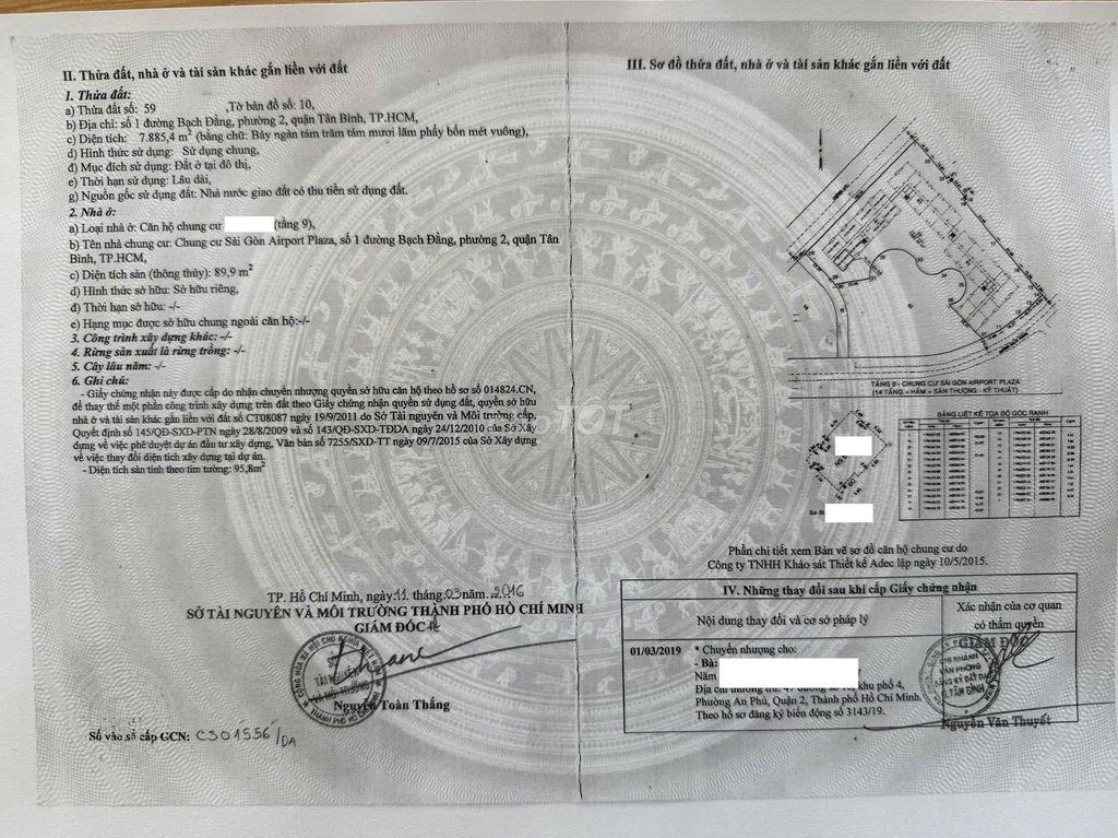 🔥 CHÍNH CHỦ CẦN BÁN GẤP – SG AIRPORT PLAZA, 2PN, 2WC – GIÁ 6,95 TỶ