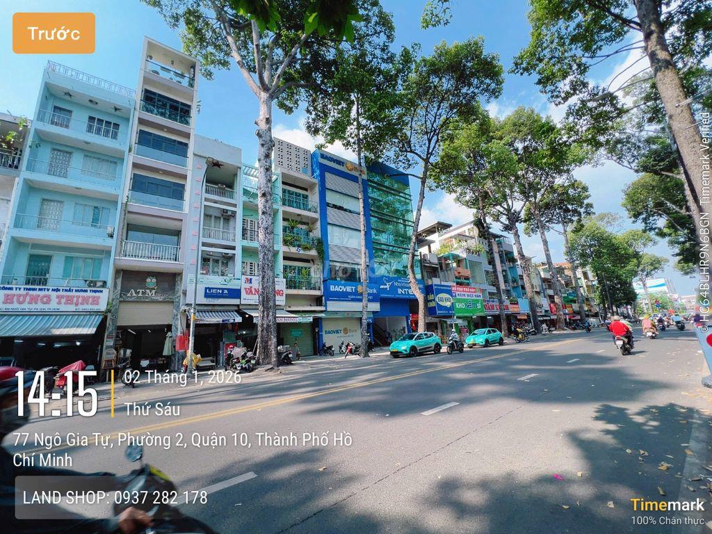 MẶT TIỀN NGÔ GIA TỰ QUẬN 10 - 3,7X12M - 8 TẦNG - GIẢM 3,9 TỶ