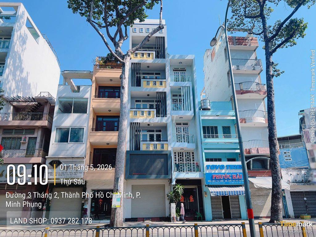 MT 1354 ĐƯỜNG 3 THÁNG 2 QUẬN 11 - 4,4X17M  - 7 TẦNG - GIẢM VỀ 26,9 TỶ