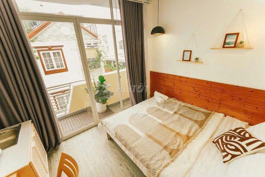 Studio full nội thất, ban công. CAM KẾT HÌNH THẬT, GIÁ THẬT