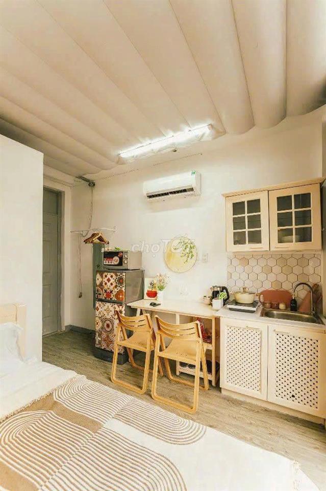 Studio full nội thất, ban công. CAM KẾT HÌNH THẬT, GIÁ THẬT