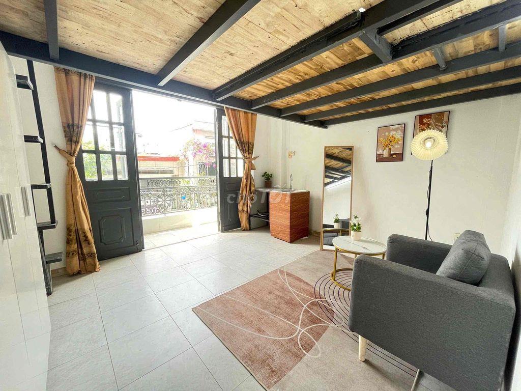 phòng có gác đầy đủ nội thất