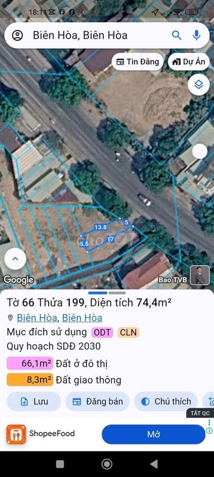 CẦN BÁN LÔ ĐẤT MẶT ĐƯỜNG KINH DOANH, HẠ GIÁ SÂU