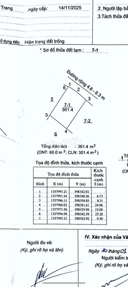 bán đất gấp . chính chủ.  xã vĩnh ngọc . phường tây nha trang