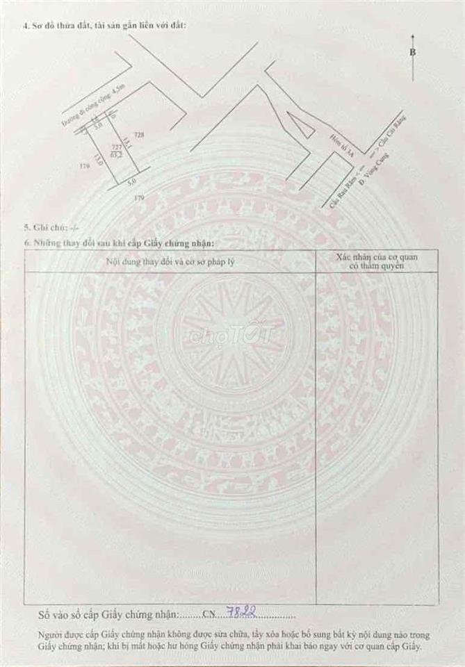 nền a6 kdc tổ 3a