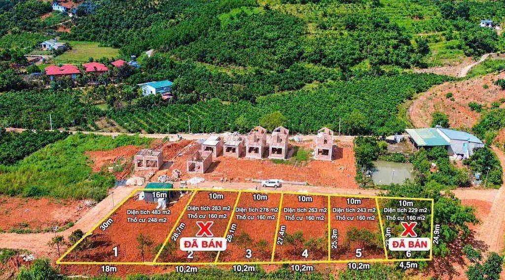Bán đất nghĩ dưỡng, diện tích rộng, có wiew đồi núi, cách đà lạt 2km