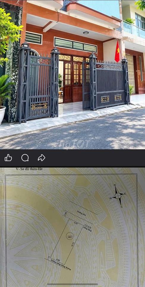 Nhà hẻm thông Nguyễn Thái Học, Thanh Niên 100m2, ngang 6m