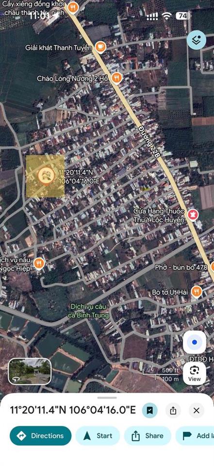 BÁN ĐẤT TÂY NINH 299,8M² – CÓ SẴN 100M² THỔ CƯ – GIÁ 1,3 TỶ