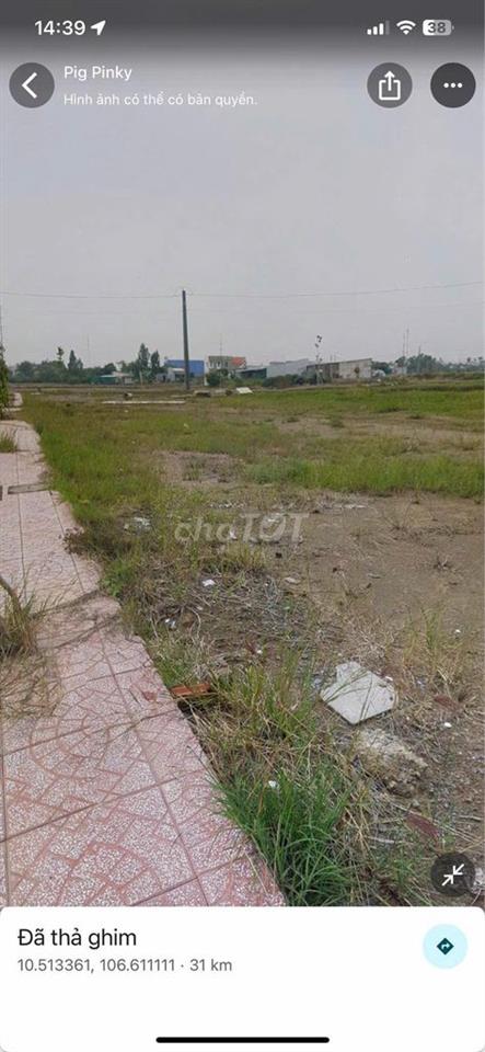 Chính chủ bán 84m2 đất ở thị trấn cần đước KDC 1B đường chu văn an