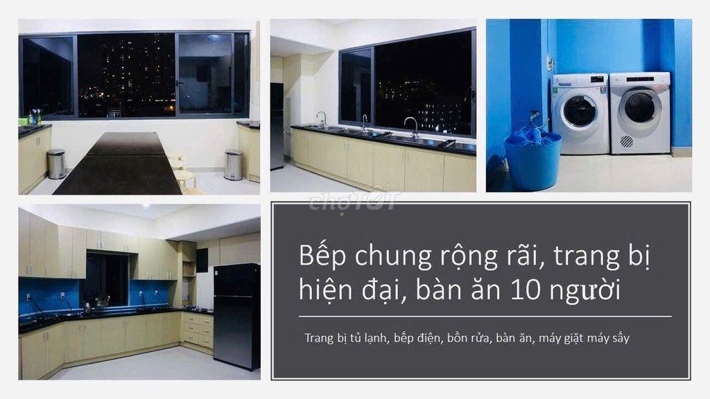phòng gần lotte, toilet riêng, ban công, nội thất sẵn