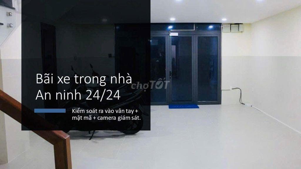 phòng gần lotte, toilet riêng, ban công, nội thất sẵn
