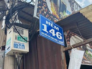 ngang 3m dài 6m 1 trệt 1 lửng 2 mặt tiền  Vị trí: 146/ An dương Vương