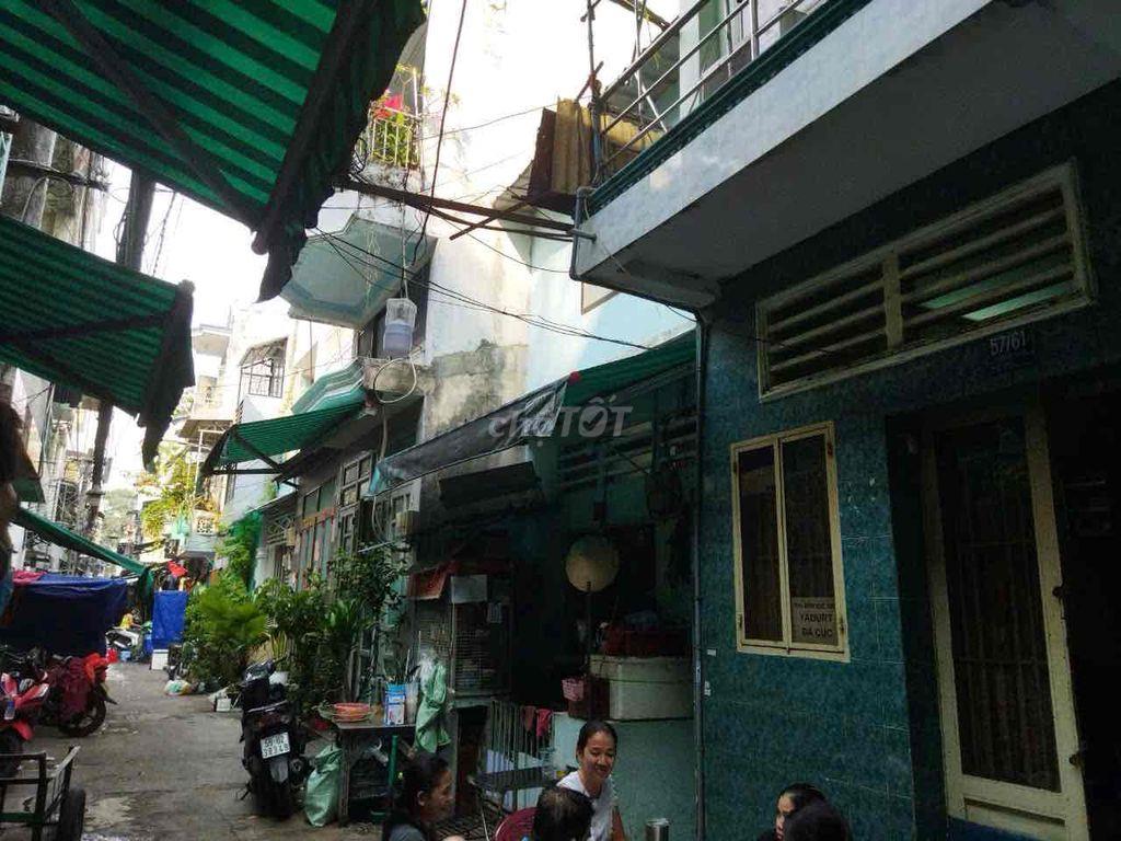 NHÀ NÁT HỒ THỊ KỶ Q.10 DTSD 27,1M2 3T550 CHỢ HỒ THỊ KỶ,CÓ SỔ HẺM THÔNG