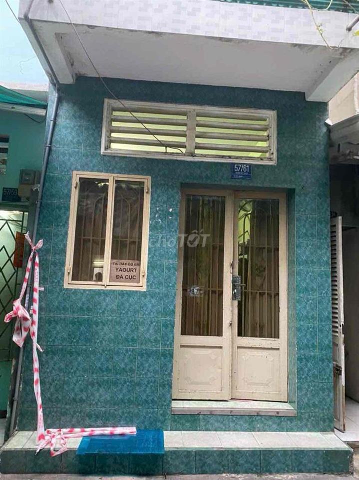 NHÀ NÁT HỒ THỊ KỶ Q.10 DTSD 27,1M2 3T550 CHỢ HỒ THỊ KỶ,CÓ SỔ HẺM THÔNG