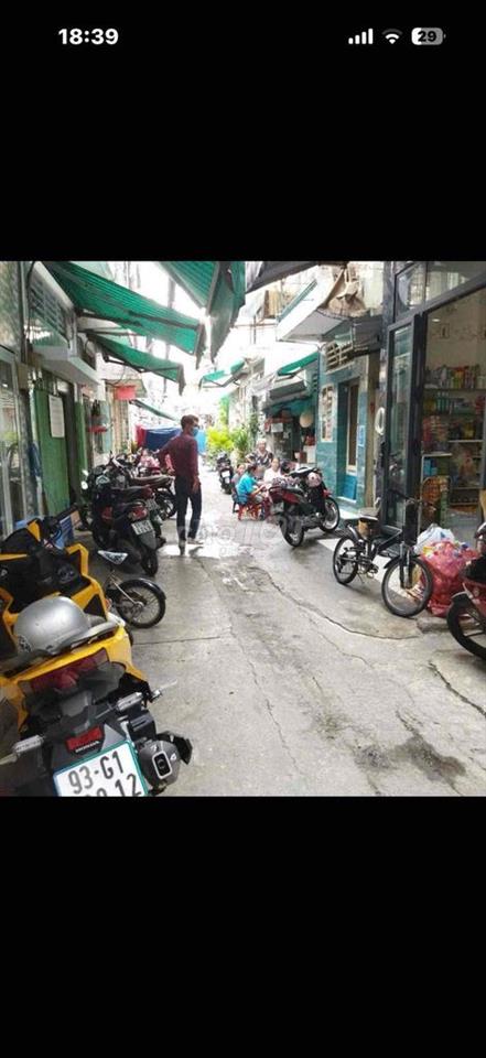 NHÀ NÁT HỒ THỊ KỶ Q.10 DTSD 27,1M2 3T550 CHỢ HỒ THỊ KỶ,CÓ SỔ HẺM THÔNG