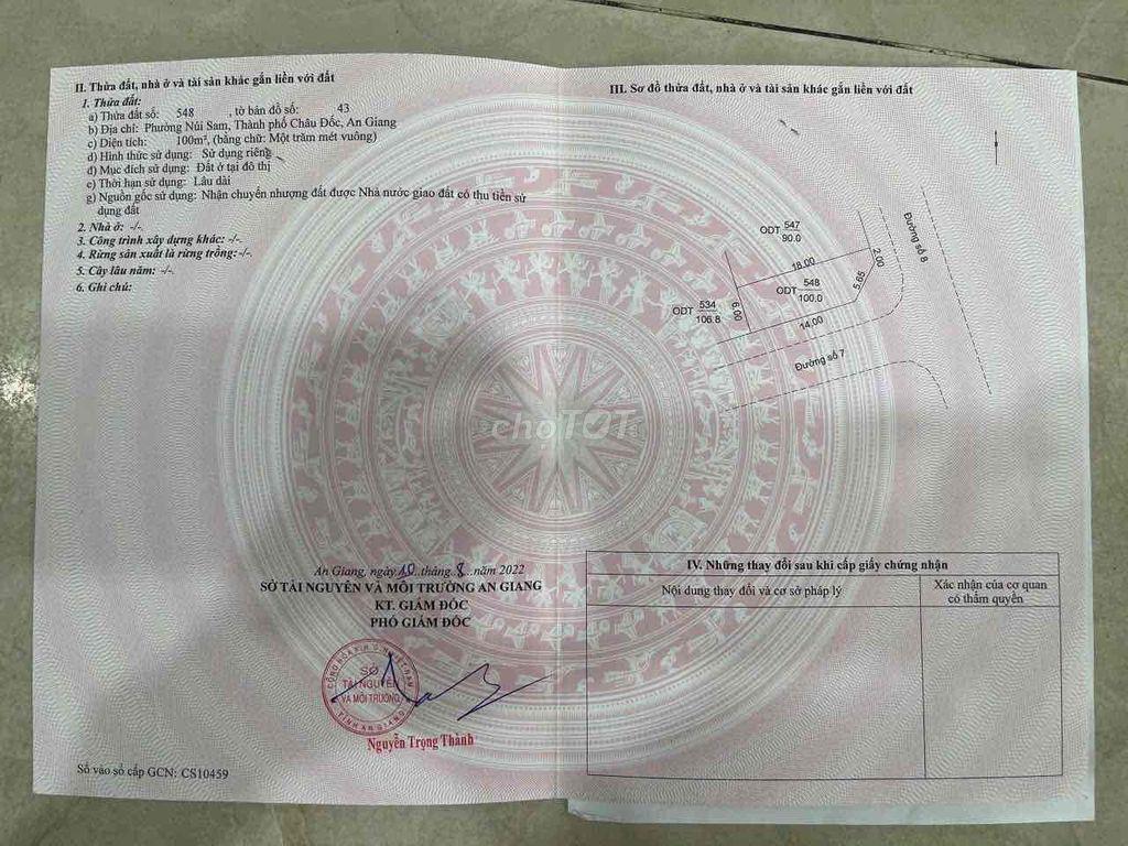 Đất khu du lich Miếu Bà Núi Sam Châu Đốc