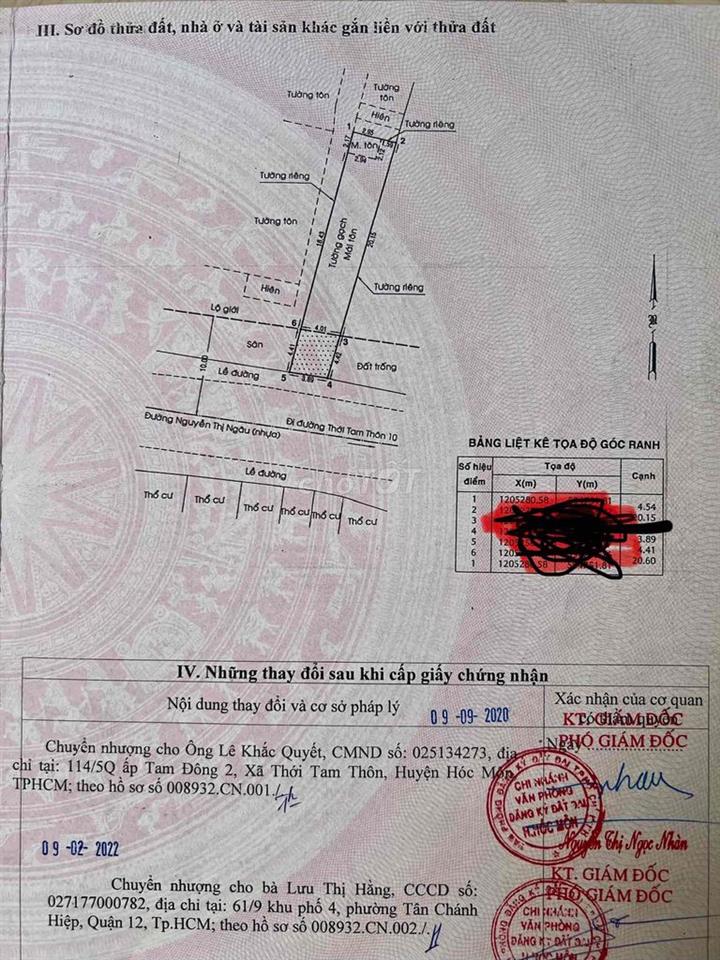 nha chinh chu