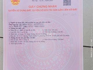 BÁN NHÀ CHÍNH CHỦ, SỔ HỒNG SẴN [Q12]