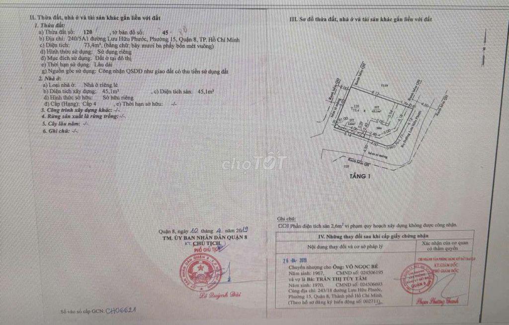 chính chủ bán 