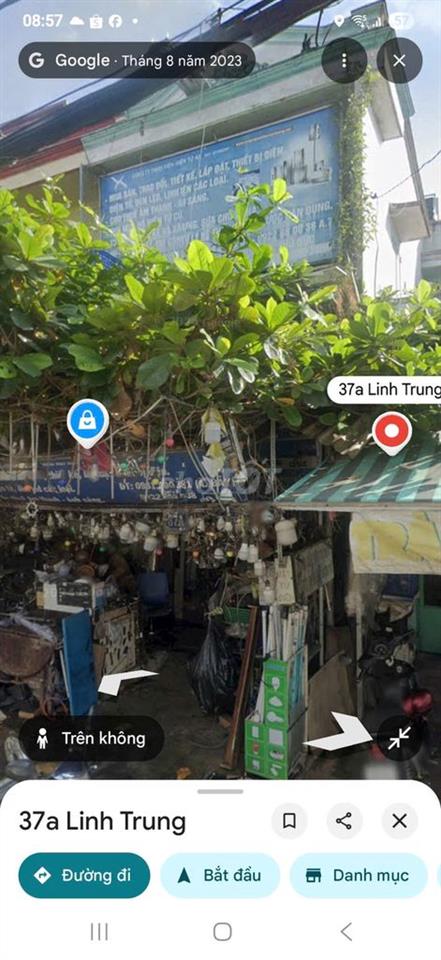 Bán nhà mặt Tiền đường Linh Trung