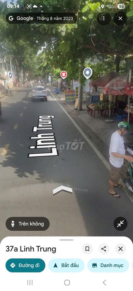 Bán nhà mặt Tiền đường Linh Trung