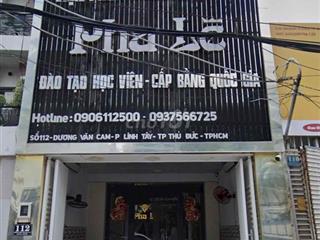 Bán nhà mặt tiền đường Dương Văn Cam Linh Tây