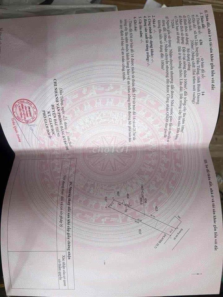 Bán đất Bình Dương