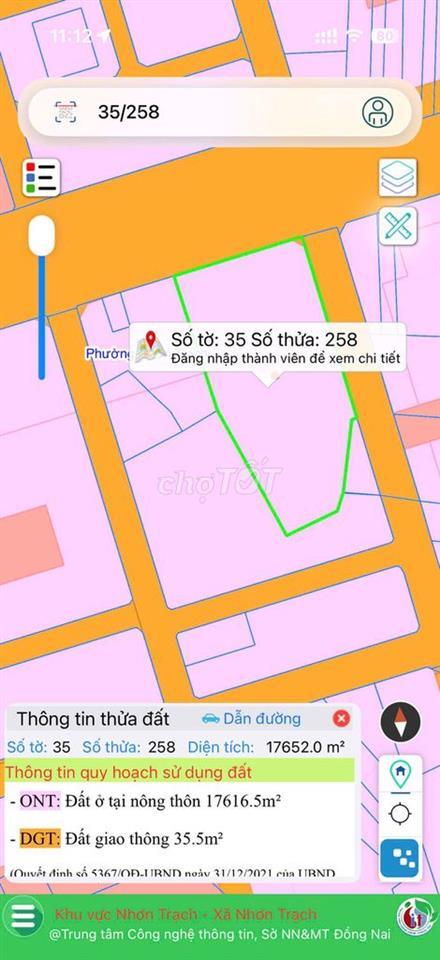 Bán cụm đất hơn 2.4 HA mặt tiền Đường 25B, Phú Hội, Nhơn Trạch