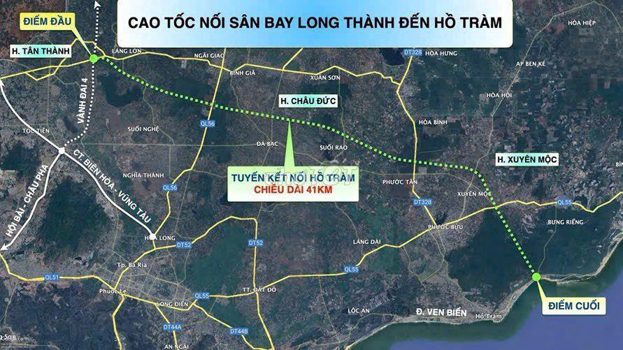 Chính chủ Bán 4 lô đất ấp Nhân Trung, Xã Xuyên Mộc Gần Bà Tô