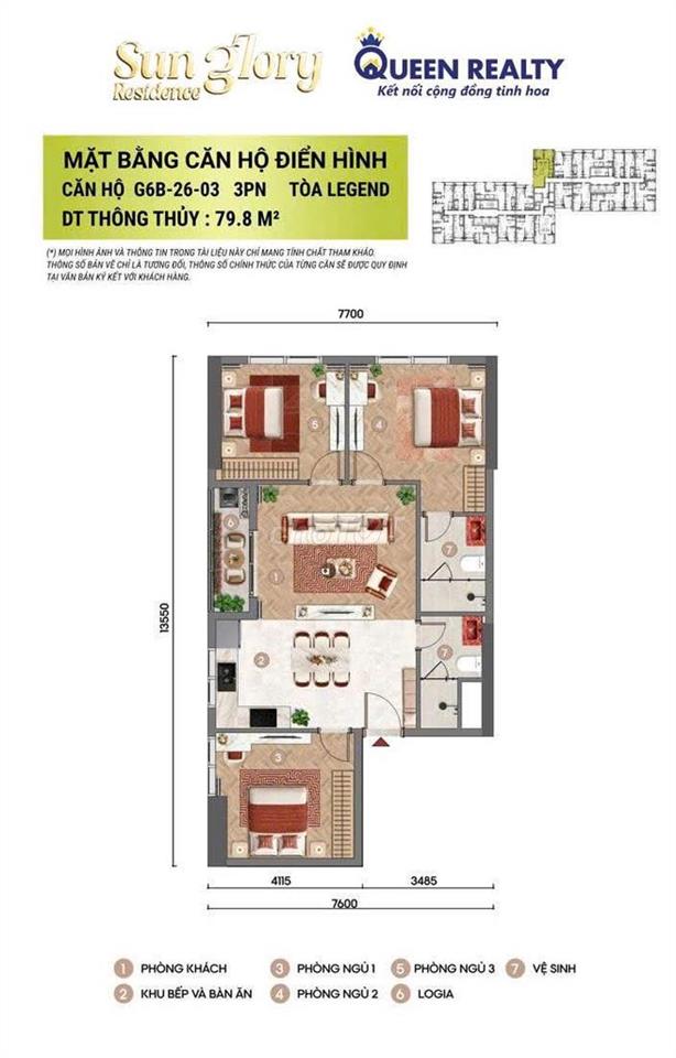 Bán chung cư Sun glory Residence TRường Vinh, Nghệ an