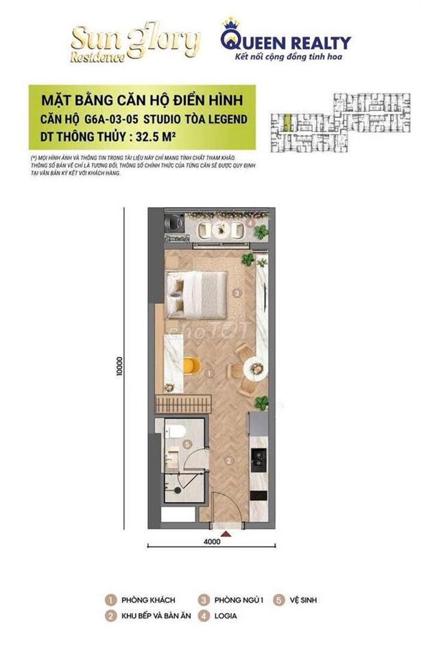 Bán chung cư Sun glory Residence TRường Vinh, Nghệ an