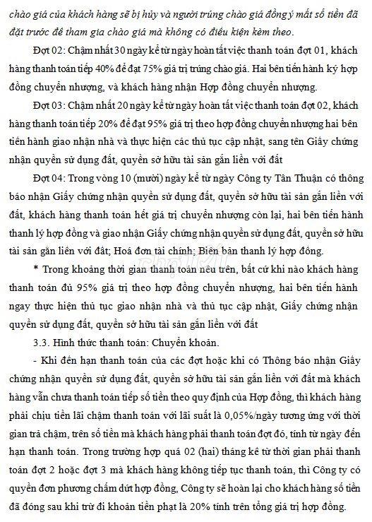 Chuyển nhượng căn khu 34 Khu dân cư Bình Hòa, P. Bình Lợi Trung, HCM