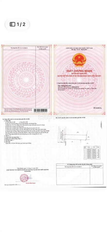 chính chủ cần bán