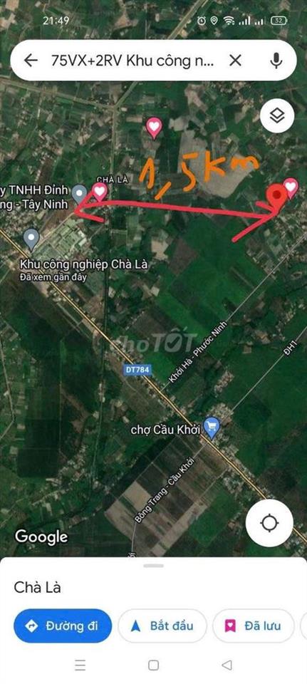 chính chủ cần bán lô đất 5×68 ×25m²tc,Gần KCN Chà Là . DƯƠNG MINHCHÂU