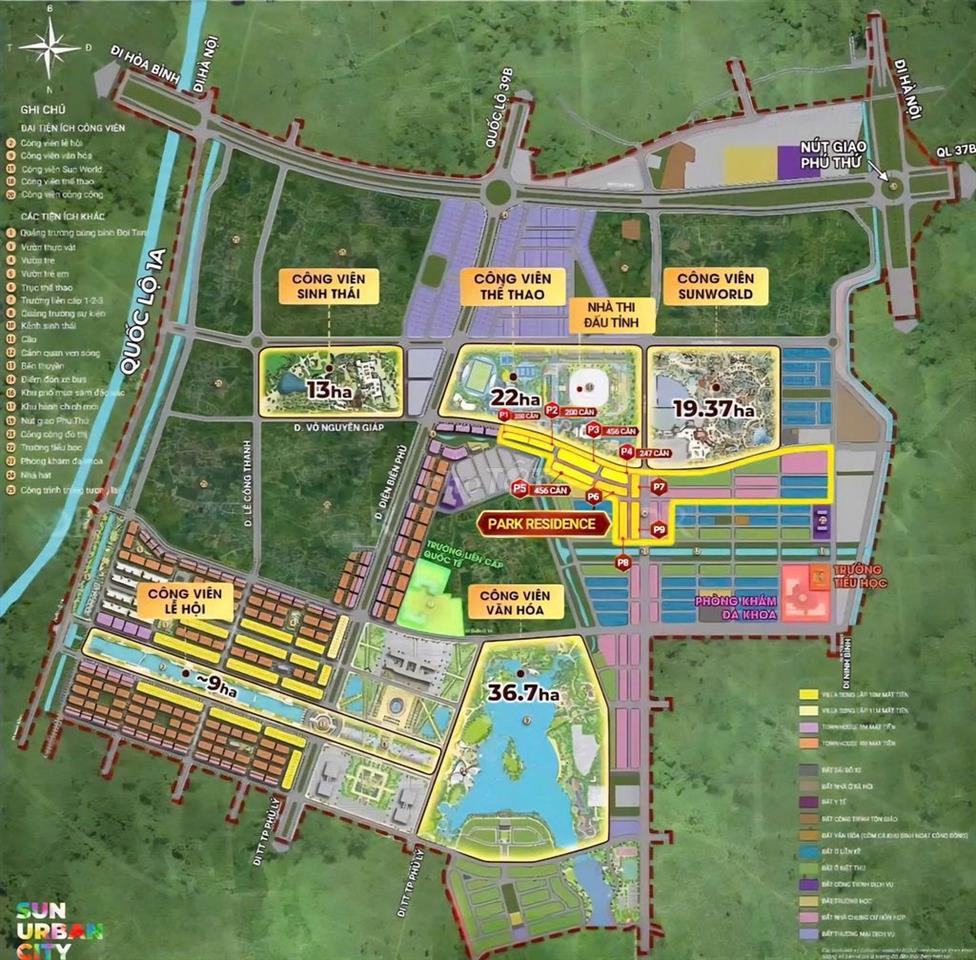 dự án SUN URBAN CITY HÀ NAM có BV BẠCH MAI 2 và BV VIỆT ĐỨC 2