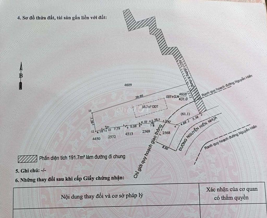 BÁN ĐẤT CHÍNH CHỦ