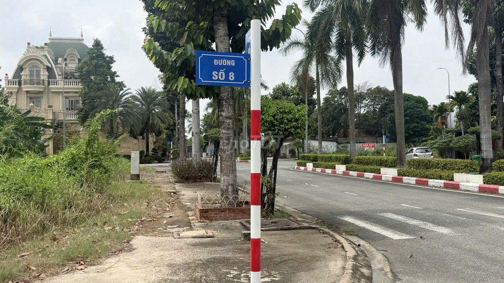 Bán đất biệt thự KDC Tiamo Phú Thịnh, kế lô góc, DT 350m2 sổ hồng