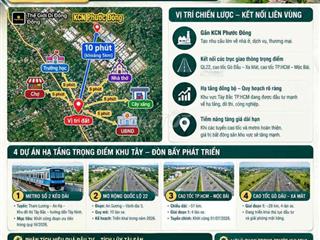 đất trước cổng kcn phước đông