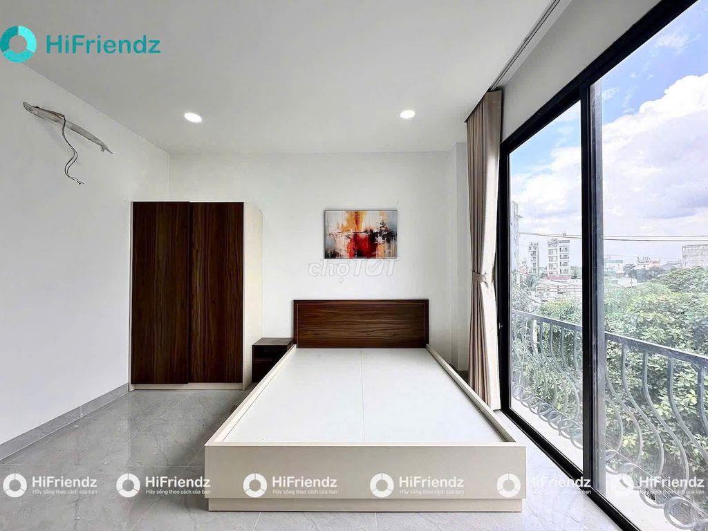 Căn hộ ban công full nội thất thoáng mát ngay Emart Phan Văn Trị